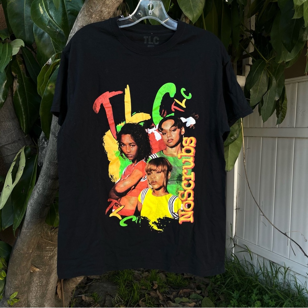 TLC No Scrubs Black Short Sleeve T-Shirt.